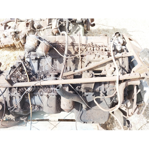 9 - Ford 6 cylinder turbo diesel engine and gearbox
