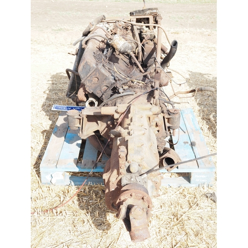 9 - Ford 6 cylinder turbo diesel engine and gearbox