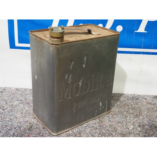 22 - 2 Imperial gallon fuel can - Mobiloil