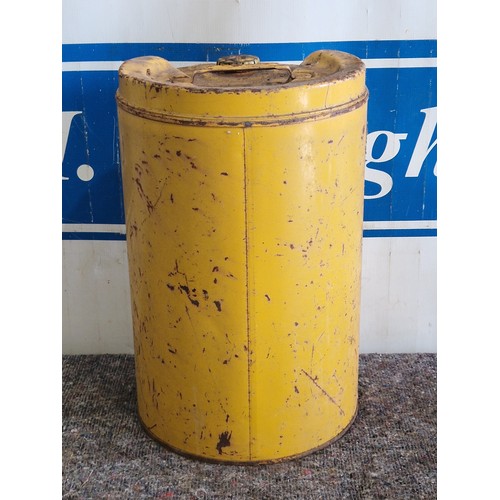 23 - Shell 5 gallon oil can