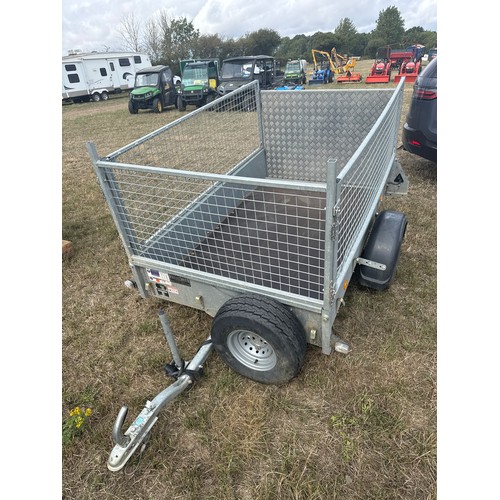 3 - Ifor Williams P6E mesh trailer with tailgate 6x4ft
