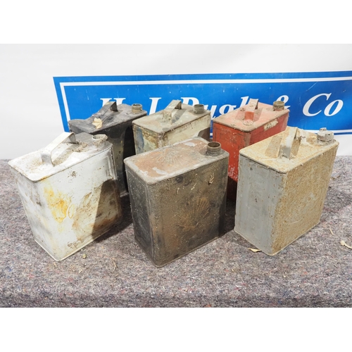 11 - 2 Gallon fuel cans - Pratts and Esso - 6