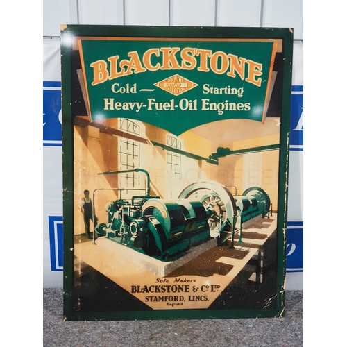 40 - Aluminum sign - Blackstone