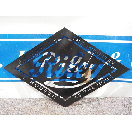 44 - Metal sign - Riley 17