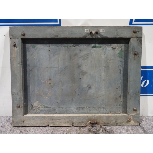 48 - Cast aluminium road sign on wooden backing - Dudley & Stourbridge 30