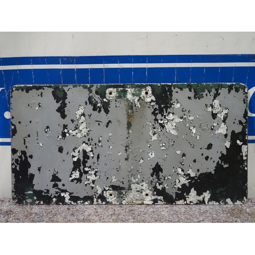 50 - Cast aluminium road sign - Cattle Grid 14