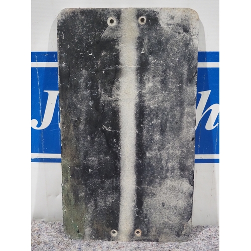54 - Cast aluminium road sign - School 21