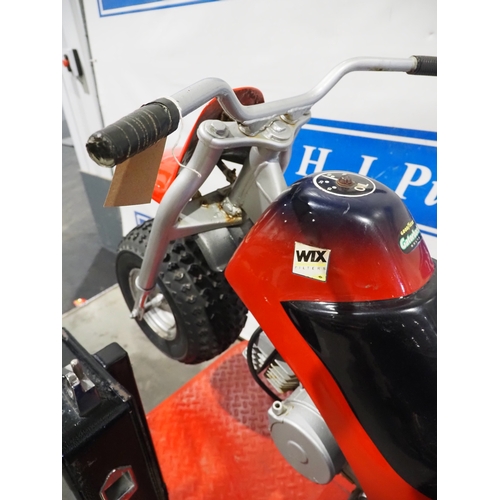 18A - Yamaha YT60 Tri-Zinger 1986 coin operated ride in working order. The bike has been part of the ride ... 