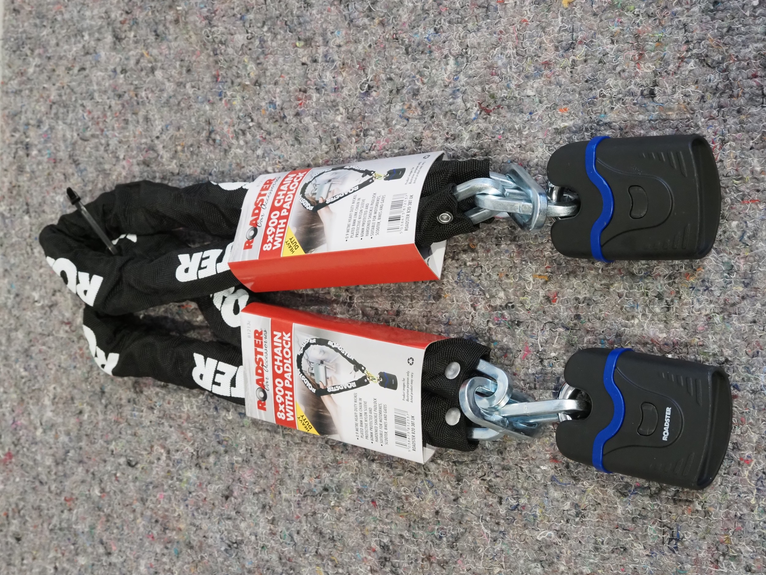 900mm Security chain and padlock - 2