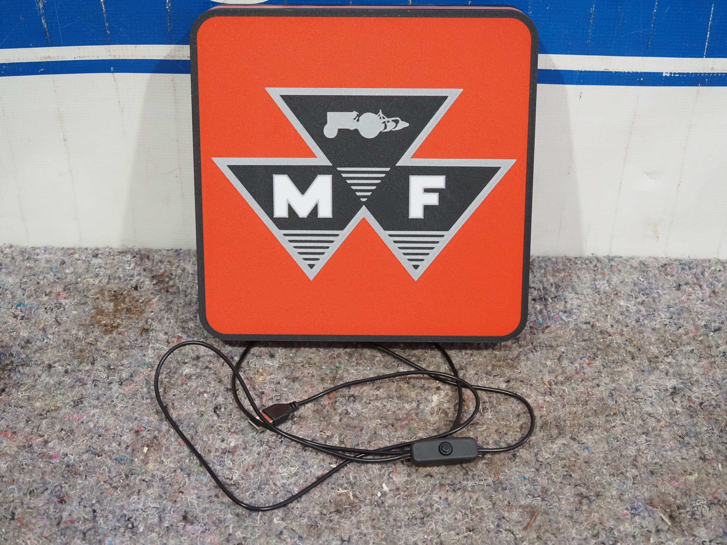 Modern Massey Ferguson illuminated sign 9½