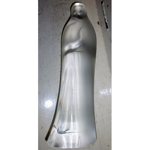 360 - Lalique Glass Praying Madonna Figurine