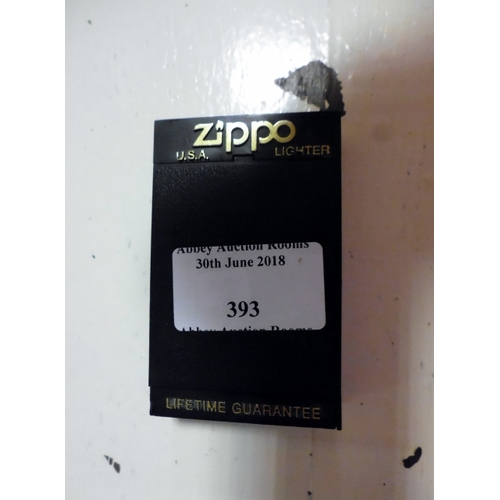 393 - Zippo Lighter In Original Box