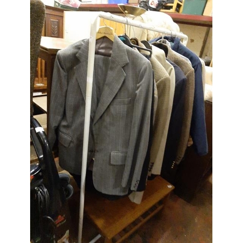 69 - Rail Of Suits And Jackets (Stand Not Included)