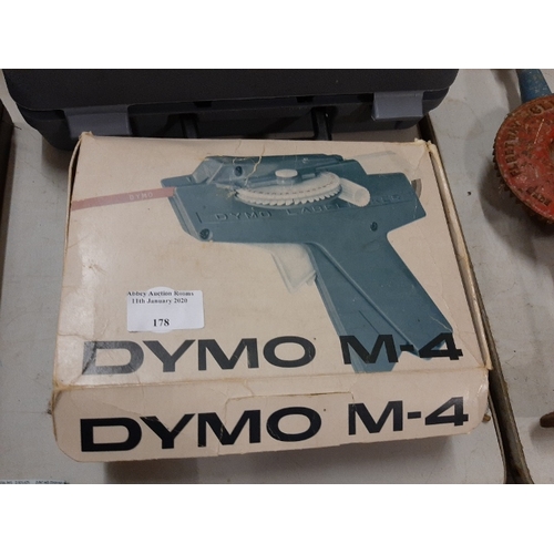 178 - Dymo Label Machine In Box