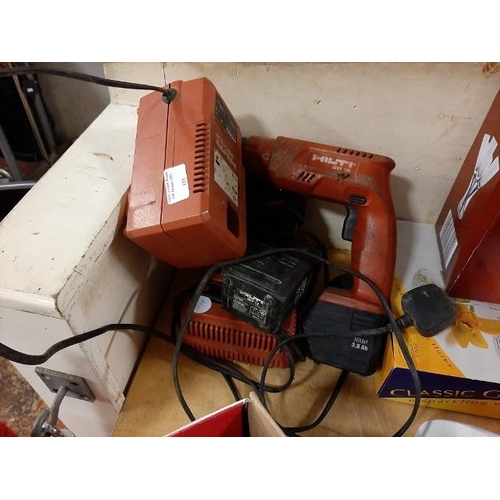 133 - Cordless Drill With 3 Batteries And Charger Spares Only