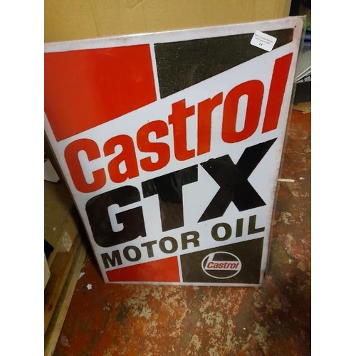 14 - Tin Plate Castrol Sign