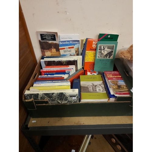 17 - Box Of Local History Ephemera, Books, Maps & Guides