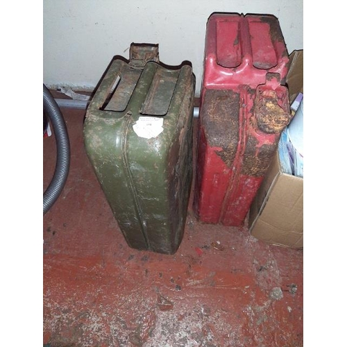 191 - 2 Large 20L Petrol Cans