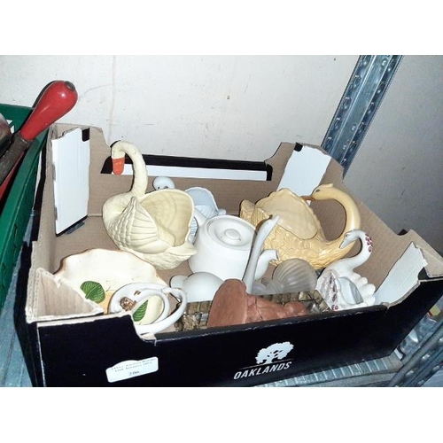 206 - Box Of Swan Ornaments