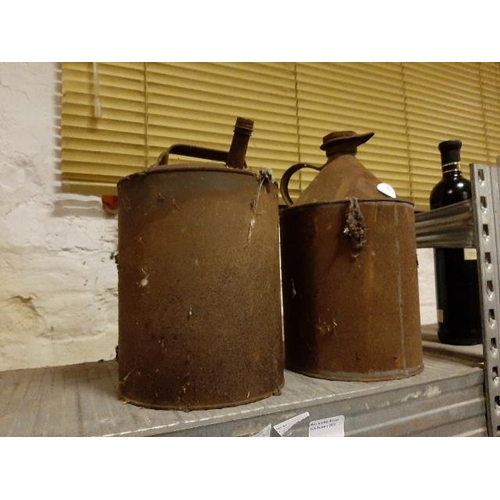 248 - 2 Old Paraffin Tins