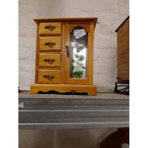 260 - Small Jewellery Cabinet