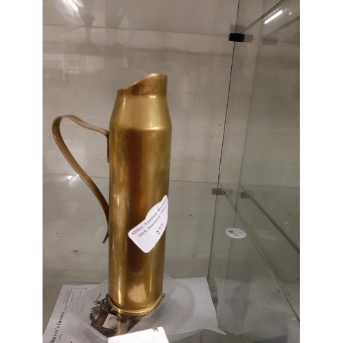 277 - Trench Art Jug