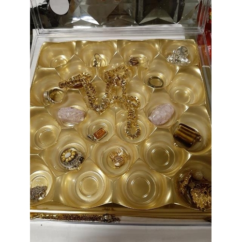 312 - Box Of Silver And Dress Jewellery