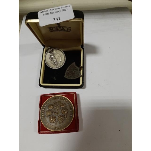 341 - National Chrysanthemum Medal Plus 2 Others