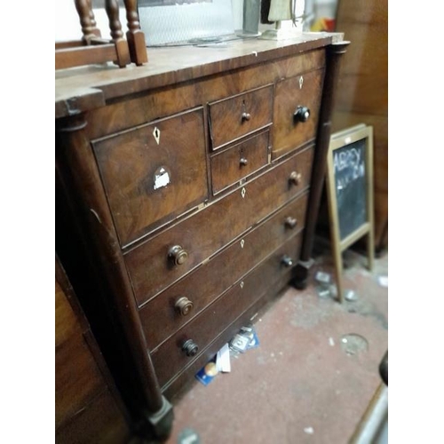 37 - Large Early Oversized Chest Of Drawers