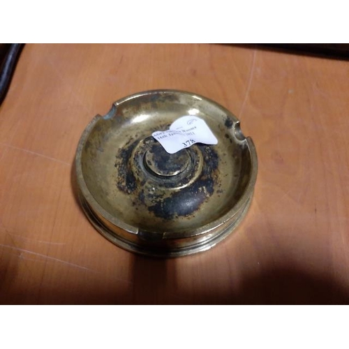 378 - Trench Art Ashtray Bullet Base 1944