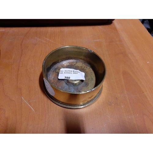 380 - Trench Art Bullet Base Ashtray 1943