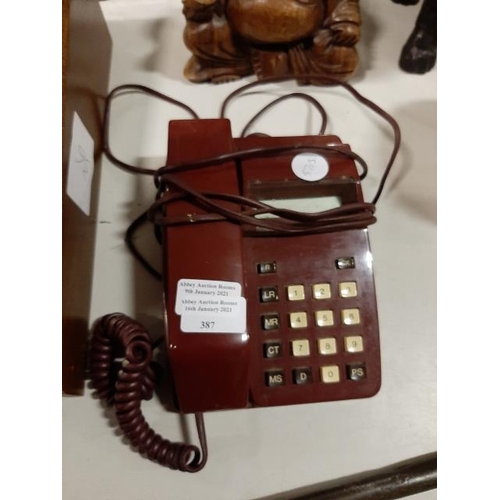 387 - Retro Push Button Phone