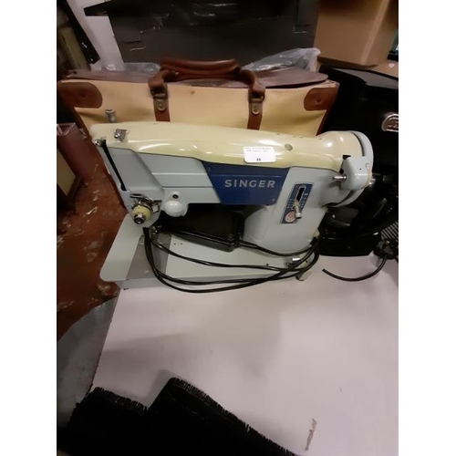 88 - Electric Singer Sewing Machine In Case