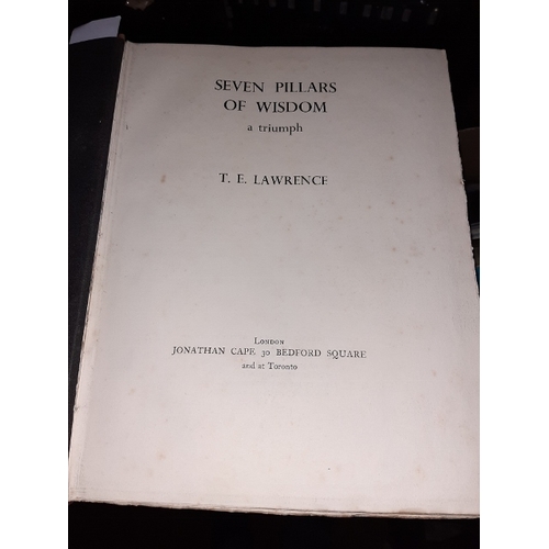 1 - Seven Pillars Of Wisdom Book By T E Lawrence 1935 First General Circulation Edition