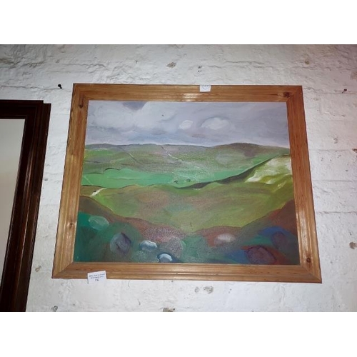 112 - Framed Oil On Board Of A Landscape