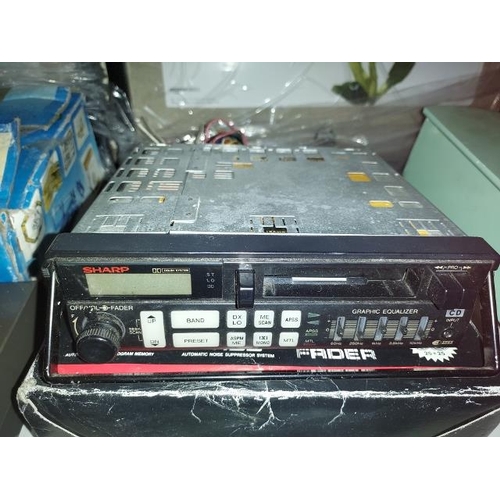 200 - Sharp Car Radio Rgf834Bk In Box Not Coded