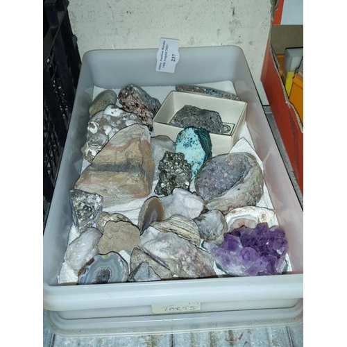 237 - Box Of Semi Precious Stones