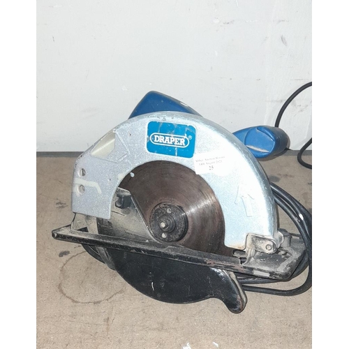 25 - Draper Circular Saw 240V Working