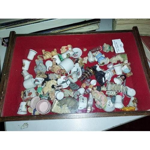 275 - Small Display Case Of Treasures