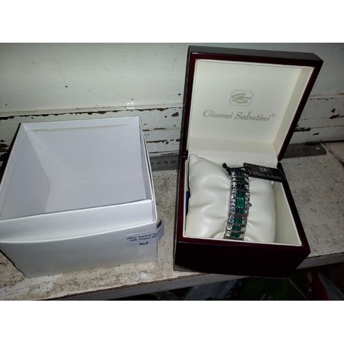 365 - Gianni Sabatine Jewel Encrusted Ladies Watch In Box