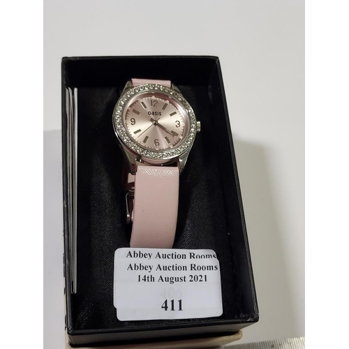 411 - Oasis Ladies Watch In Box