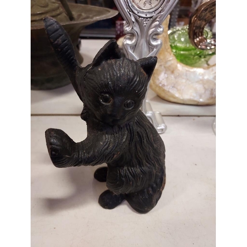 469 - Cast Iron Cat Door Stop