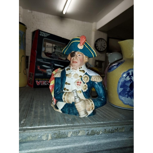 612 - Admiral Nelson With Eye Patch Teapot