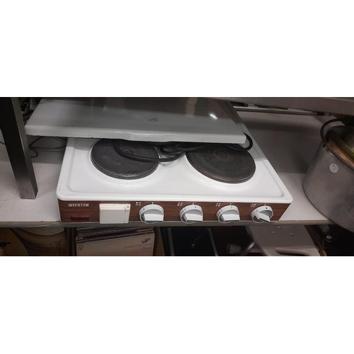 696 - Portable Enamel Electric Hob