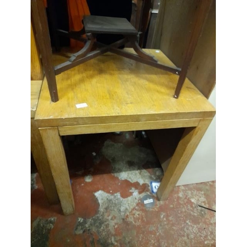 68 - Heavy Oak Square Table