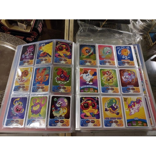 573 - Album Full Of Moshi Monster Trading Cards Lots Of Shiney Cards Mint