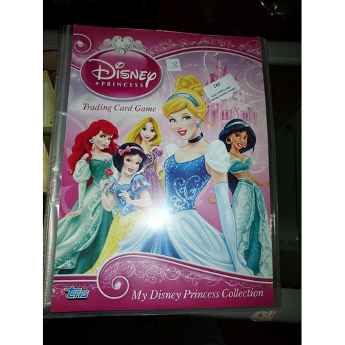 592 - Album Of Disney Princess Trading Cards Mint