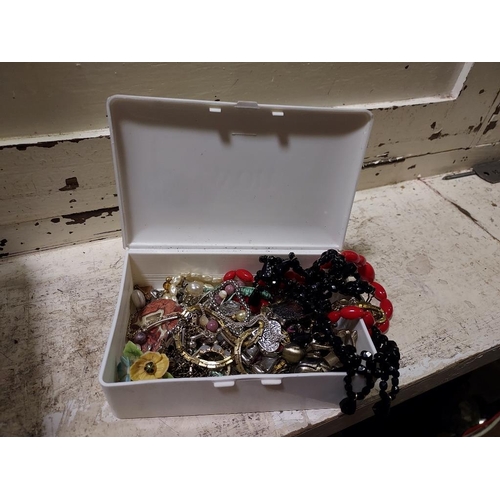 334 - Box Of Costume Jewellery