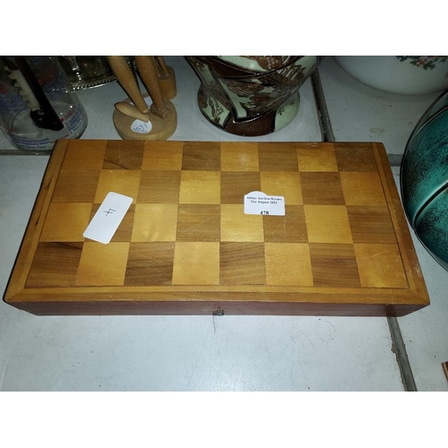 478 - Chess Set With Board