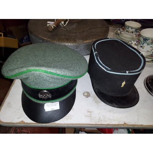 511 - 2 Military Style Hats One German One French